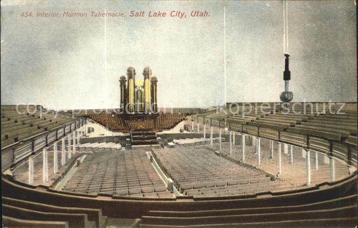 Salt Lake City Morman Tabernacle Interior
