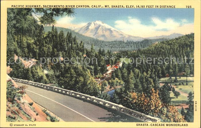 Shasta Pacific Highway Cascade Wonderland