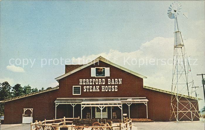 Charlotte North Carolina Herford Barn Steak House