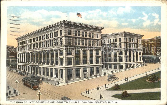 Seattle King County Court House Strassenbahn