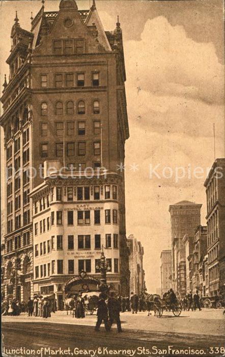 San Francisco California Geary & Kearney Street