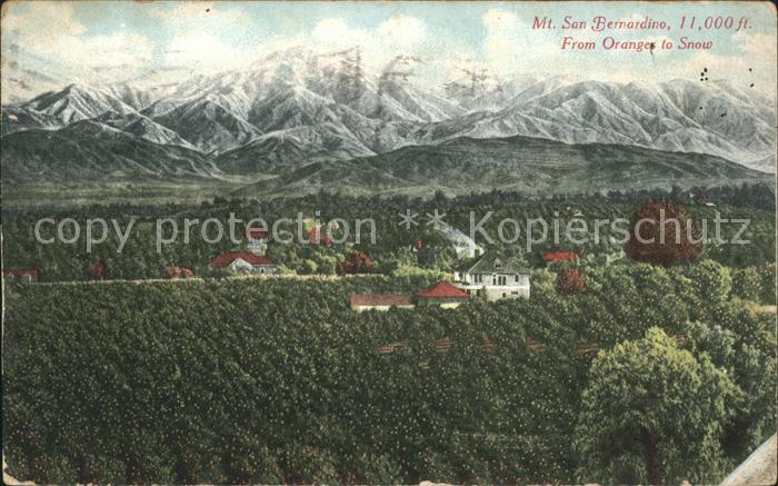 Santa Monica Mount San Bernardino