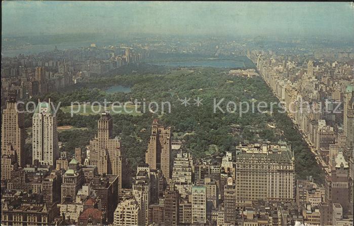 New York City Skyline Central Park from Empire State Building as seen