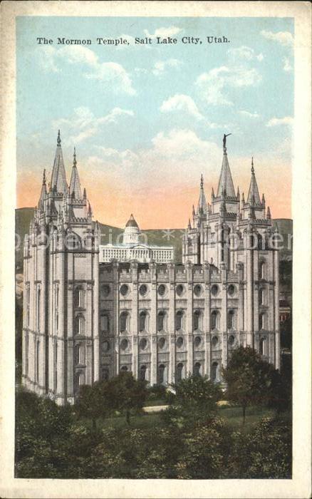 Salt Lake City The Mormon Temple