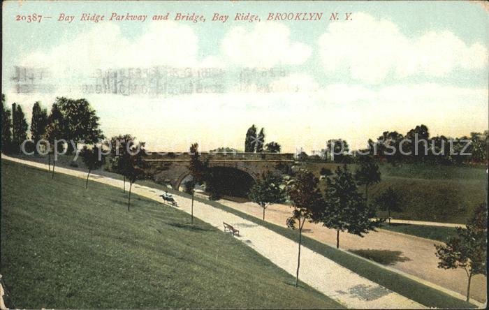 New York City Brooklyn Bay Ridge Parkway and Bridge