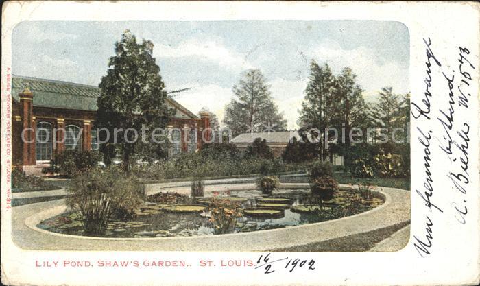 St Louis Missouri Lily Pond Shaws Garden