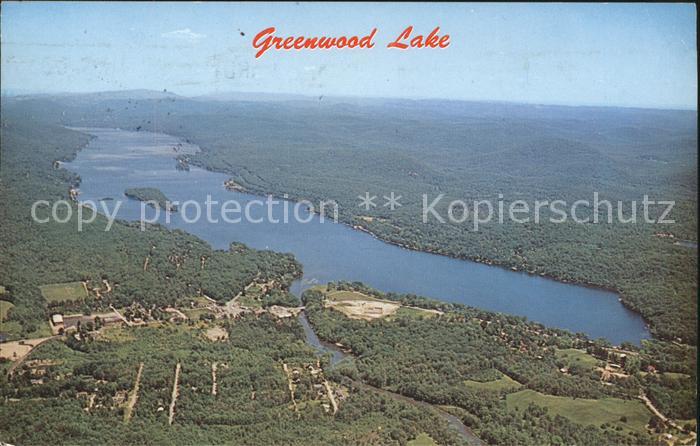Greenwood Lake Fliegeraufnahme