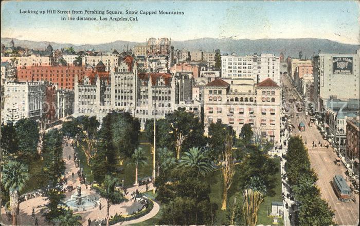 Los Angeles California Hill Street from Pershing Square