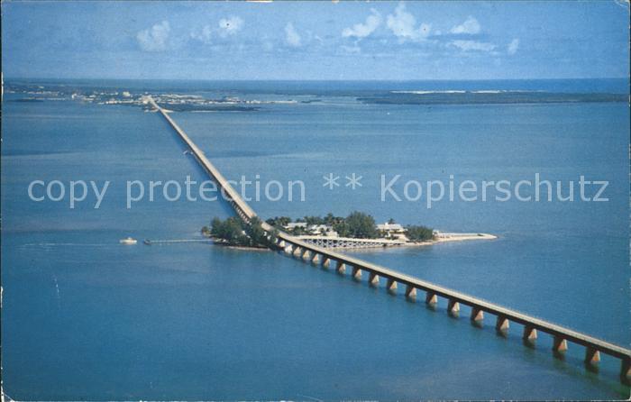 Key West Fliegeraufnahme Seven Mile Bridge Marathon