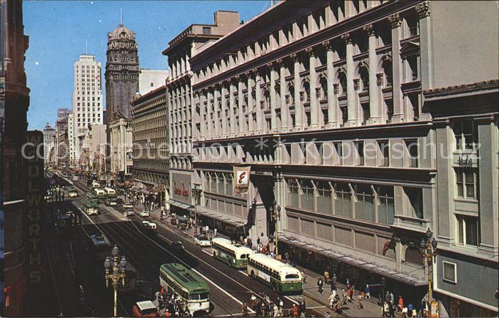 San Francisco California Famed Market Street Busse