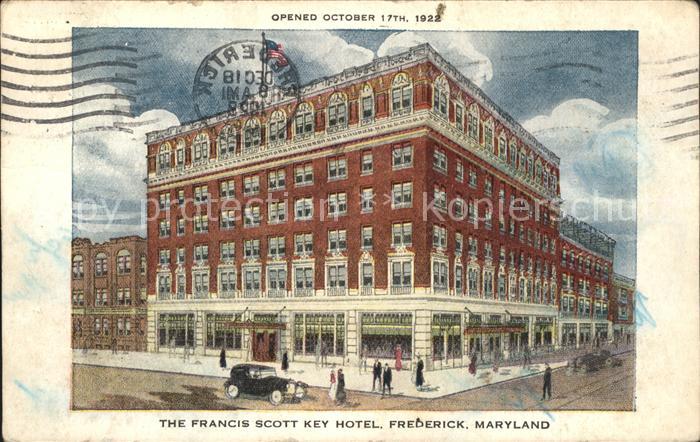 Frederick Maryland Francis scott Key Hotel Car