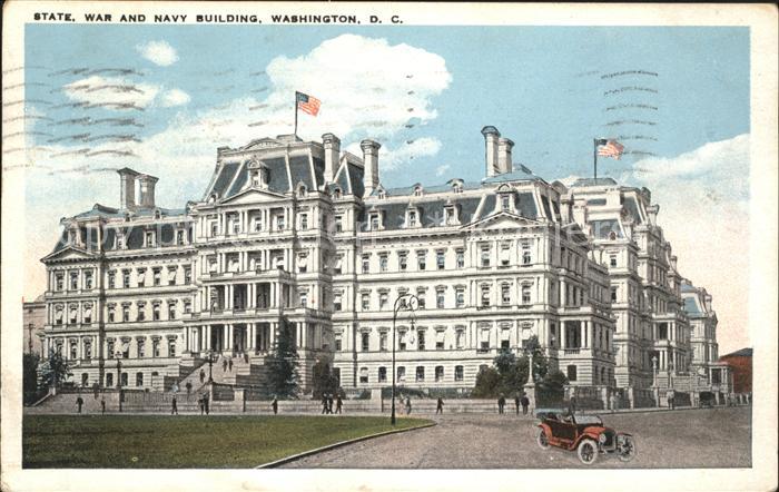Washington DC State War and Navy Building Car