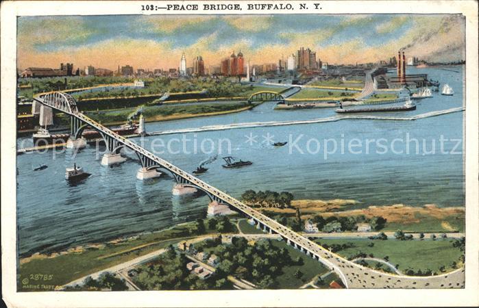 Buffalo New York Peace Bridge