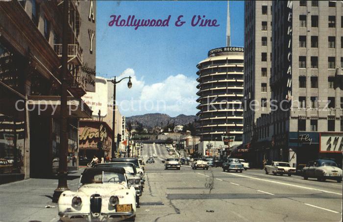 Hollywood California Vine Cars Street