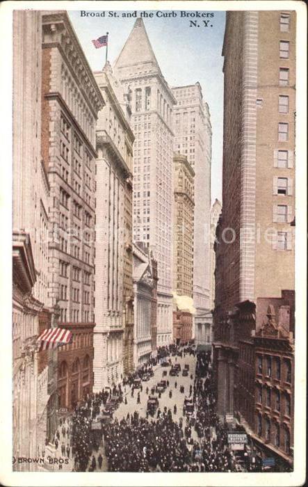 New York City Broad Street and Curb Brokers