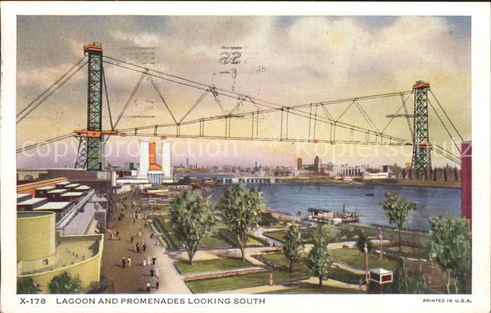 Chicago Illinois International Exposition Lagoon Promenades