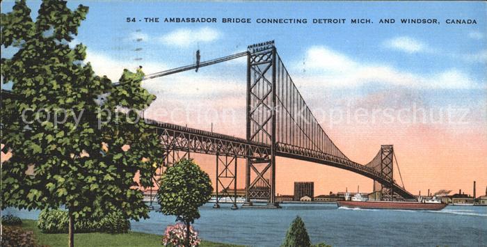 Detroit Michigan Ambassador Bridge