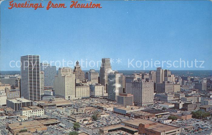 Houston  Texas USA Fliegeraufnahme Skyline