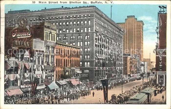 Buffalo New York Main Street Strassenbahn