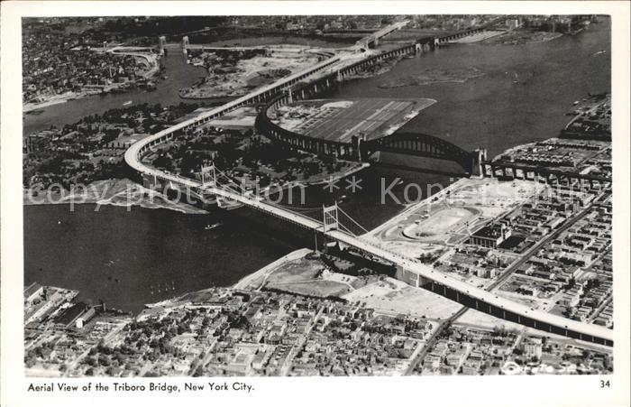 New York City Fliegeraufnahme Triboro Bridge