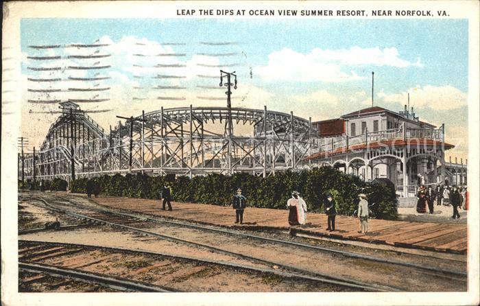 Norfolk Virginia Leap the Dips Ocean View Summer Resort