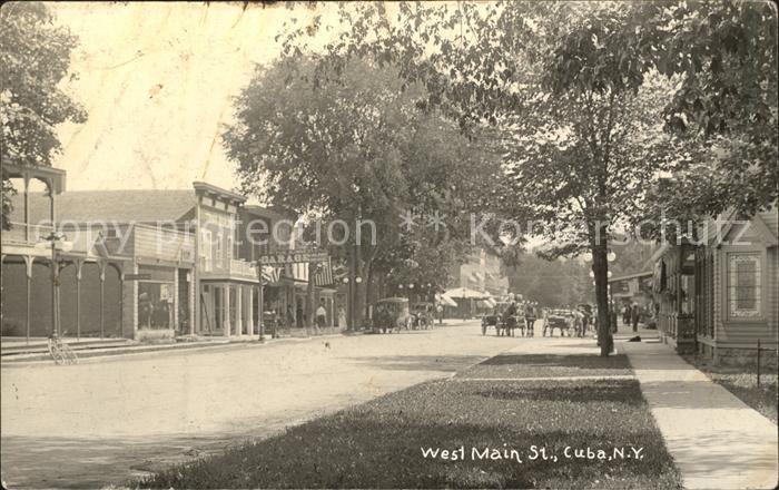 Cuba New York West Main Street