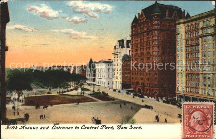 New York City Fith Avenue Central Park