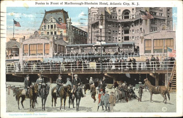Atlantic City New Jersey Marlborough Blenheim Hotel Pferde