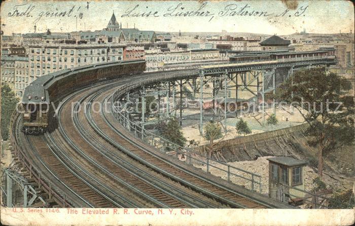 New York City Elevated R.R. Curve