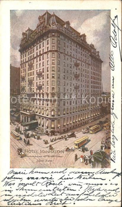 New York City Hotel Manhatton Strassenbahn