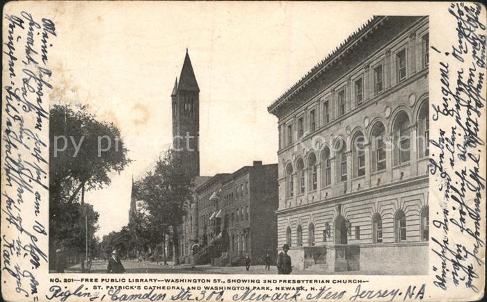 Newark New Jersey Free Public Laibrary