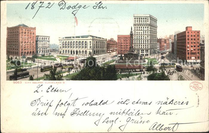 Cleveland Ohio City Sqare Buildings