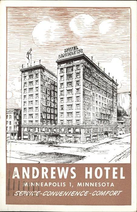 Minneapolis Minnesota Andrews Hotel