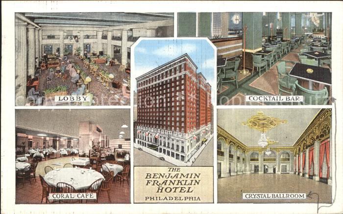 Philadelphia Pennsylvania Benjamin Franklin Hotel