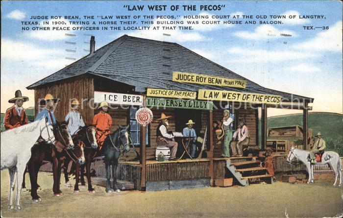Pecos Texas Law West Pferde Reiter
