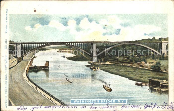 Bruecken Bauwerke Washington Bridge N.Y.