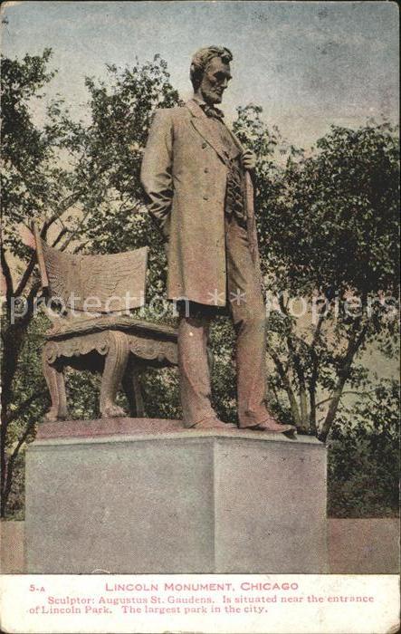 Denkmal Abraham Lincoln Monument Chicago