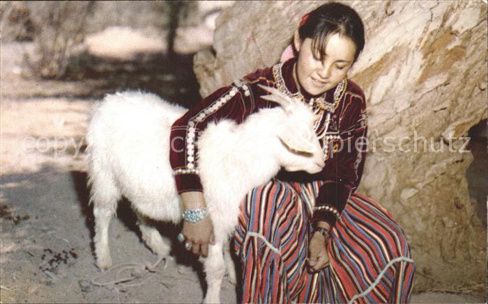Ziege Indianer Navajo Maiden Tracht Goat