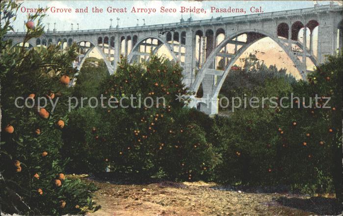 Bruecken Bauwerke Great Arroyo Seco Bridge Orange Grove Pasadena California