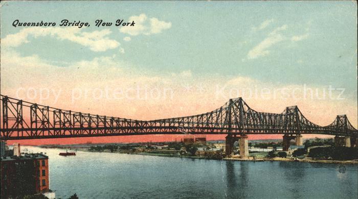 Bruecken Bauwerke Queensboro Bridge New York
