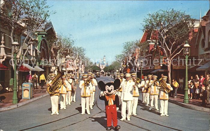 Disneyland California Mickey Mouse Disneyland Band Parade Trompeten Horn