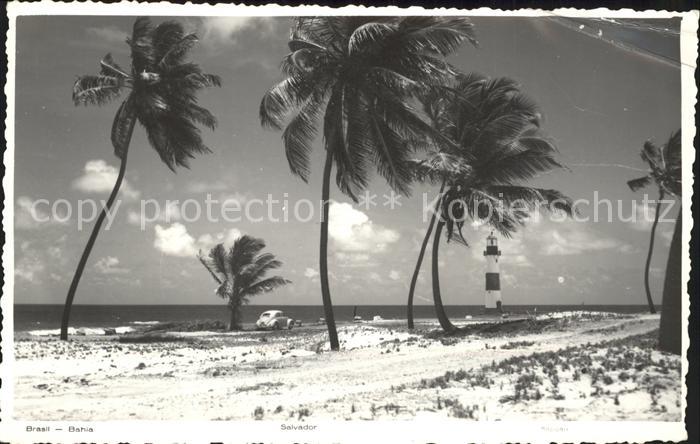 Leuchtturm Lighthouse Palmen Brasil Bahia Salvador