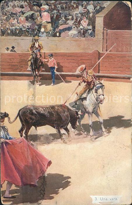 Stierkampf Una vara