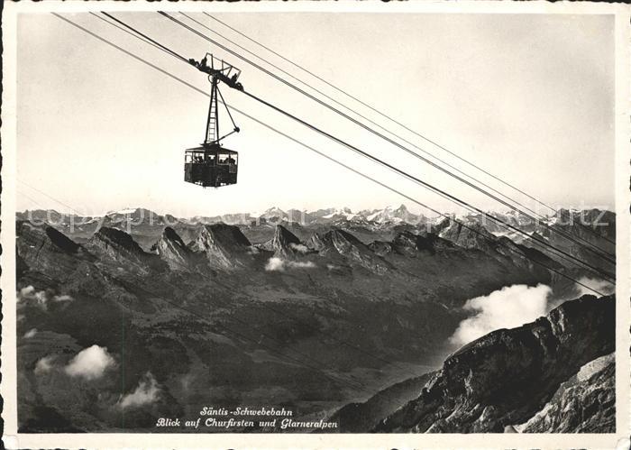 Seilbahn Säntis Churfirsten Glarneralpen