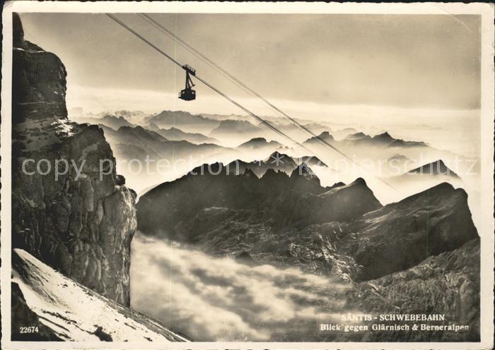 Seilbahn Säntis Glärnisch Berneralpen