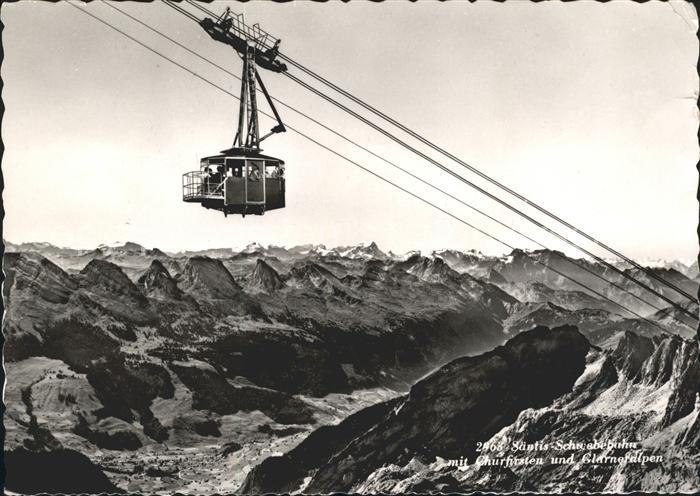 Seilbahn Säntis Churfirsten Glarneralpen