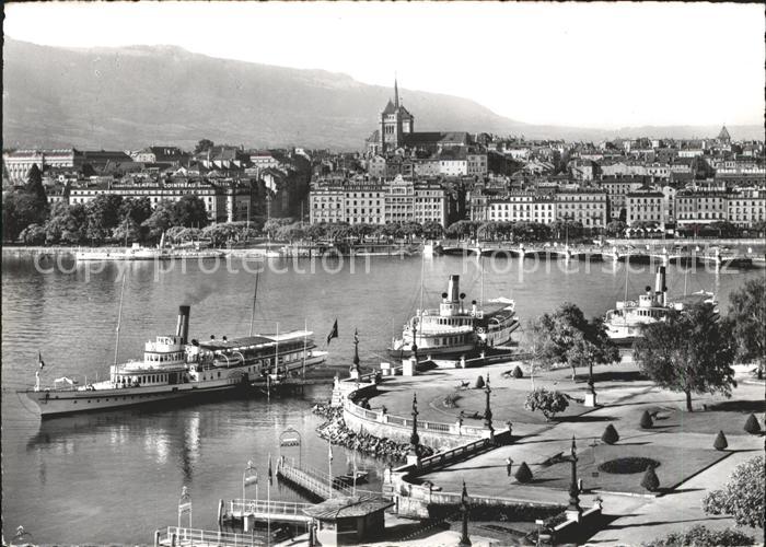 Dampfer Seitenrad Geneve