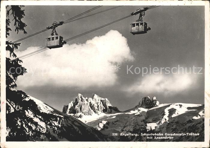 Seilbahn Gerschnialp-Trübsee Engelberg Spannörte
