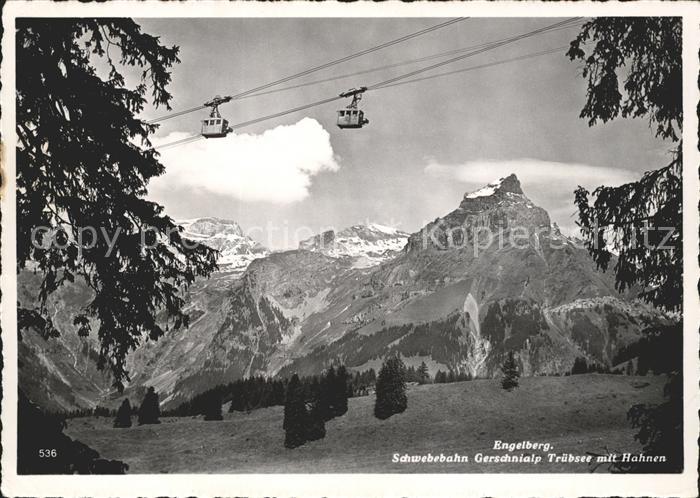 Seilbahn Gerschnialp-Trübsee Engelberg Hahnen