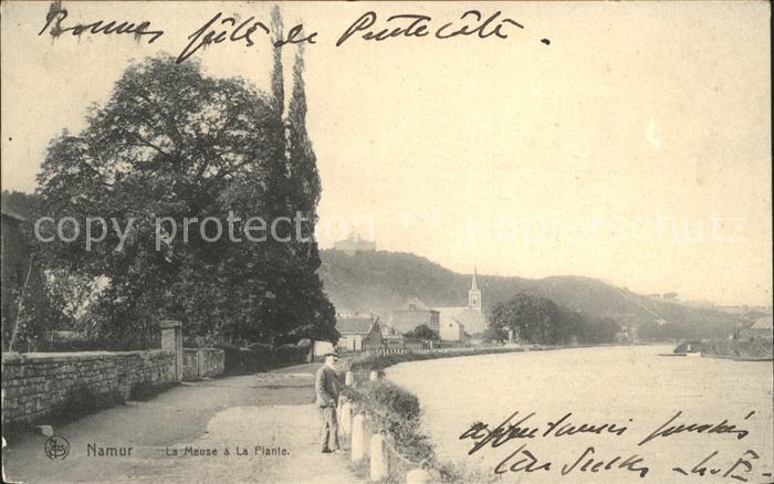 Namur Wallonie Vallee de la Meuse a La Plante Promenade